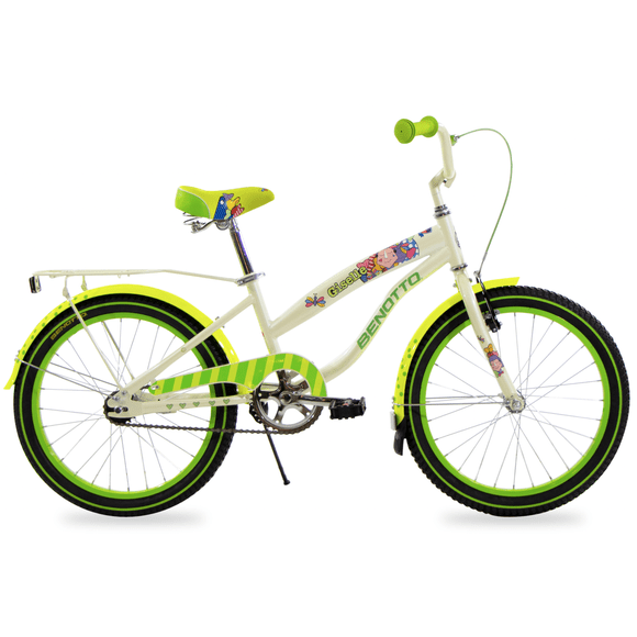 Bicicleta Benotto Acero Giselle R20 1V Verde Claro Niña