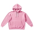 thumbnail image 4 of LYSMORA Men's Waffle Knit Quarter Zip Hoodie, Contrast Drawstring Oversized Long Sleeve Casual Pullover Sweatshirt With Front Kangaroo Pocket, 4 of 5