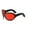 Red, variant on Sunglasses Celebrity New Designer Lentes Gafas Para Mujeres Humbres Grande Blue Lens