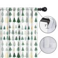thumbnail image 4 of Blackout Kids Curtains,Green Christmas Tree Pattern Childrens Insulated Curtains Set Of 2,Bedroom Essentials,Toddler Room Decor 42"x84", 4 of 5
