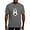Gray, variant on - Sigma Alpha Iota Black And White Crest T Shirt - Mens Comfort Colors Shirt