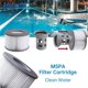 thumbnail image 4 of Cartucho de filtro de repuesto para filtro de bañera de hidromasaje, filtro de agua de repuesto para submarino caliente y spa, para piscina inflable - Modelo de filtro de agua, 4 of 5
