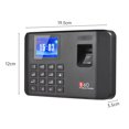 thumbnail image 4 of Intelligent Biometric Fingerprint Password Attendance Machine Time Clock Employee Checking-in Recorder 2.4 inch LCD Screen, 4 of 8