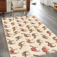 thumbnail image 2 of Kitchen Mats for Floor 3x5 Ft, Summer Camels Non Slip Area Rugs for Kitchen Bedroom Entryway, Farmhouse Retro Cartoon Desert Animals Washable Carpet Runner Rug Floor Mats for Bedroom Home Decor, 2 of 8