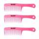 thumbnail image 2 of 3 peines para desenredar el cabello con mango largo, peines de de dientes redondos, alto Rosado Yuyangstore Peine antiestático desenredante, 2 of 8