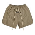 thumbnail image 3 of Pantalones cortos deportivos holgados con cordón ajustable cómodos para hombre, 3 of 6