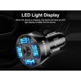 thumbnail image 4 of compatible 4 USB QC 3.0 Fast Charging Car Charger Adapter Car Accessories with LED Light_Perfect Gift, 4 of 5