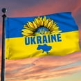 thumbnail image 1 of Flagwix Ukraine Peace Sunflower Grommet Flag DDH3385GF - 4x6 ft., No Flag Pole Rings, 1 of 6