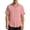 Pink, variant on LTTVQM Men's 2026 Shirts Solid Color Short Sleeve Fashion Casual Beach Button-Down-Shirt for Summer & Vacation Sky Blue 3XL