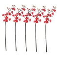 thumbnail image 5 of WHAMVOX 5Pcs 60cm Artificial Plum Blossom Fake Flowers Home Wedding Decoration (Rose Red), 5 of 8