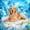 Multicolor E, variant on AuroraX Pet Cooling Mat for Cats Vibrant Indoor Pressure Activated Non Gel Ice Silk Cooling Mat for Dogs Non-Electric Non-Toxic Cooling Pads for Dogs to Lay on