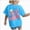 Girl Casual Shirt Tops B117-Sky Blue, variant on 7-8 Years Little Girl Short Sleeved Shirt Print Cute Summer Top T Shirt My Mom's Miniature Letter Pattern First Day Of School Toddler Girl Outfit Girls Graphic Tees
