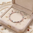 thumbnail image 5 of Tiny Gemstone Beaded Bracelets for Women, Boho Silver & Gold Bracelets Set - Trendy Jewelry Gifts for Girls, Mom, Friends, Christmas Stocking Stuffers with Card, 5 of 6