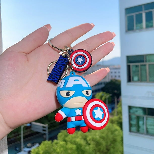 Disney-llavero de dibujos animados de Lilo y Stitch para niños, bonito llavero de Mickey Mouse, llavero de Minnie, colgante de silicona para bolso YAOSANBAO BAO unisex