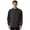 Gray, variant on Dolkfu Striped Men Shirt Henley Golf Shirts Band Collar Long Sleeve Button Men Polos L