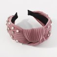 thumbnail image 4 of Diademas para mujer,Diademas para mujer,Diademas para mujer Diademas,Diadema ancha anudada,Diadema superior adornada con joyas,Diadema elegante para el cabello para mujer, 4 of 6