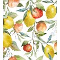 thumbnail image 3 of Nature Duvet Cover Set, Lemon and Orange Clementine Tree Branches Fruit Yummy Winter Season Vitamin Design, Decorative 2 Piece Bedding Set with 1 Pillow Shams, Twin Size, Multicolor, by Ambesonne, 3 of 3