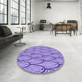 thumbnail image 3 of Ahgly Company Indoor Rectangle Patterned Mauve Purple Area Rugs, 4' x 6', 3 of 6