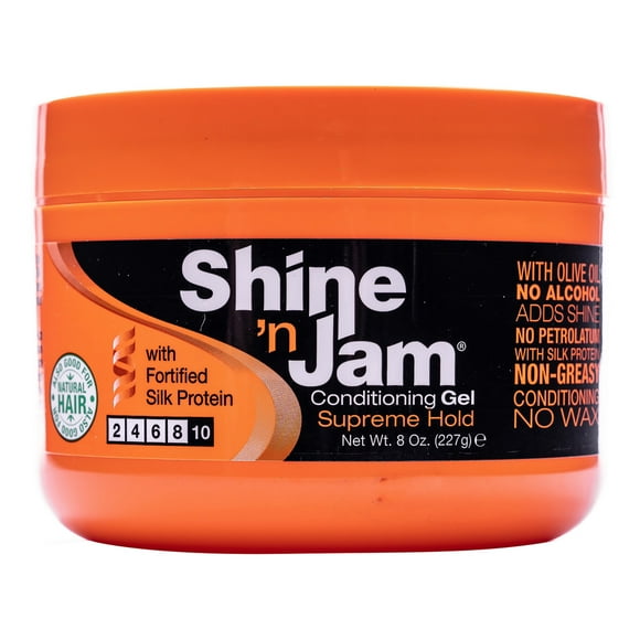 Ampro Shine-n-Jam Supreme Hold, Gel de Peinado, 227 g