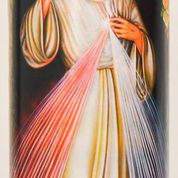 Prayer Candle Jesus En Ti Confio White
