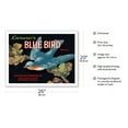 thumbnail image 2 of Caruso’s Blue Bird Brand - Vintage Fruit Crate Label c.1930s - Fine Art Matte Paper Print (Unframed) 20x26in, 2 of 4