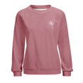 thumbnail image 2 of Gibobby Sudadera mujer Sudaderas de Halloween para mujer lindas camisetas con gráficos de fantasma playera casual de manga larga(Rosa,G), 2 of 4