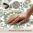 thumbnail image 6 of ODIKA 8'x10' Washable Area Rug Long Perched Sage Symmetrical Bathroom Extra Bathmat Bathroon for King Size Bedroom Under Bed, Master Suite, Non-Shedding, Easy Care, 6 of 7
