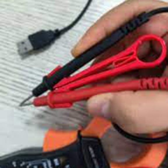 Universal Multimeter Probe Holder Adjustable Fixing Clip for Practical Home and Outdoor Tool Organization