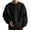 A-Black304, variant on Men'S Casual Plush Sweatshirt Round Neck Solid Color Drop Sleeve Loose Fit Simple Stylish Pullover Everyday Wear 2025 Autumn Versatile Trendy Tops