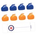 thumbnail image 1 of S SERENABLE Tabletop Curling Curlings and 1 Mat Portable Two Player Party Supplies Table Game for Entertainment Family Gathering, 1 of 9