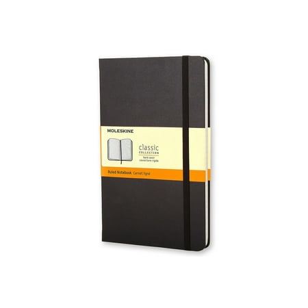 Moleskine Weekly Notebook (Classic Notebooks: Moleskine Classic Notebook, Large, Ruled, Black, Hard Cover (5 X 8.25))
