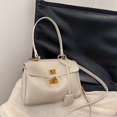 thumbnail image 4 of Bolso de mano francés suave con textura de alta calidad, bolso de hombro para mujer, sencillo, de gran capacidad, con temperamento, bolso de mensajero para uso diario., 4 of 5