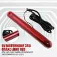 thumbnail image 4 of 24 LED RV Motorhome 3rd Brake Light Red For Holiday Rambler/Monaco/Roadmaster, 4 of 4