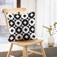 thumbnail image 5 of LALILO Throw Pillow Covers Geometric Geometric Backdrop Black Cushion Cover 18" x 18", 2 Pack, 5 of 6