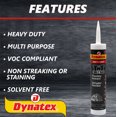 thumbnail image 4 of Dynatex Truck N Trailer Grey Flexible Sealant 10.1 oz Caulk Tube - Ultra Synthetic, Primerless Adhesion, All-Weather, Permanent Elastic Seal (Single), 4 of 9