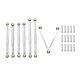 thumbnail image 2 of 7 Piezas de Acoplamiento de Barra para Axial SCX24 AXI00001 1/24 Plata, 2 of 5