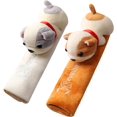 thumbnail image 1 of Car Cute Puppy Seat Belt Pad Shoulder Cover Shoulder Seat Belt Cover 2pcs, 1 of 5