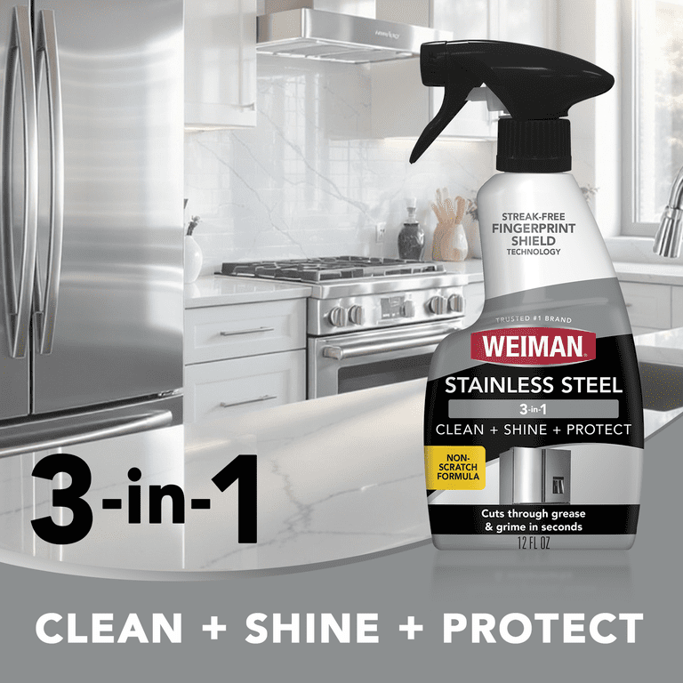 Weiman Stainless Steel Cleaner & Polish Spray photo 4