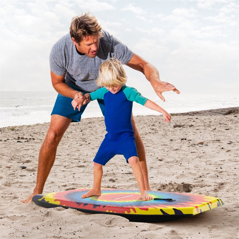 Gymax 37'' Lightweight Body Board w/ EPS Core XPE Deck HDPE Bottom
