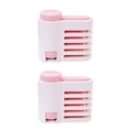 thumbnail image 5 of Sunjoy Tech 2 Pack DIY Cake Leveler Slicer Adjustable 5 Layers Bread Slicer Embedded Stainless Steel Spring Portable Cake Cutting Fixator Guide Tool, 5 of 8