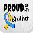 thumbnail image 4 of Inktastic Proud of my Brother Down Syndrome Awareness Boys or Girls Baby Bib, 4 of 4