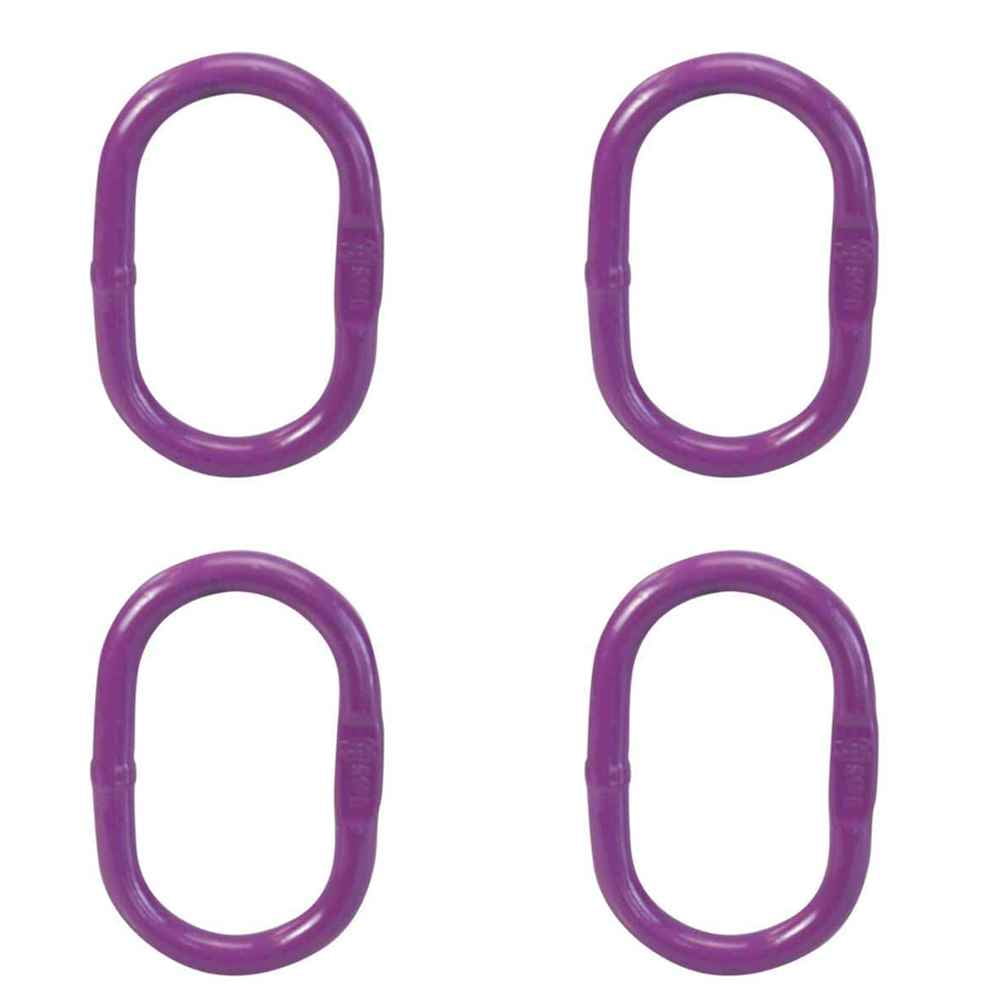 Grade 100-4 Pack KWB 1/2 Oblong Master Link Grade 100-4 Pack KWB 1/2 Oblong Master Link