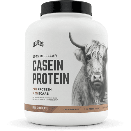 Levels 100% Micellar Casein Protein Pure Chocolate 4 LB