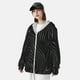 thumbnail image 3 of Fotbe Abstract Black And White Waves Chaqueta con Protección Solar UPF 50+ para Hombre y Mujer, Camisa con Capucha y Bolsillos-Medium, 3 of 7