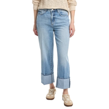 L'AGENCE womens L AGENCE Leighton Ultra High-Rise Cuff Stovepipe Cristo Jean