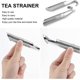 thumbnail image 3 of 2 Pcs Tea Strainer, Tea Infuser For Loose Tea, Stainless Steel Tea Diffuser, Extra Fine Mesh Steeper, 3 of 5