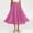 Hot Pink, variant on Cotton Linen A Line Skirt Women Casual High Waist Long Flowy Skirts Flare Swing Ruffle Skirts Summer Flax Dress Vacation Clothes
