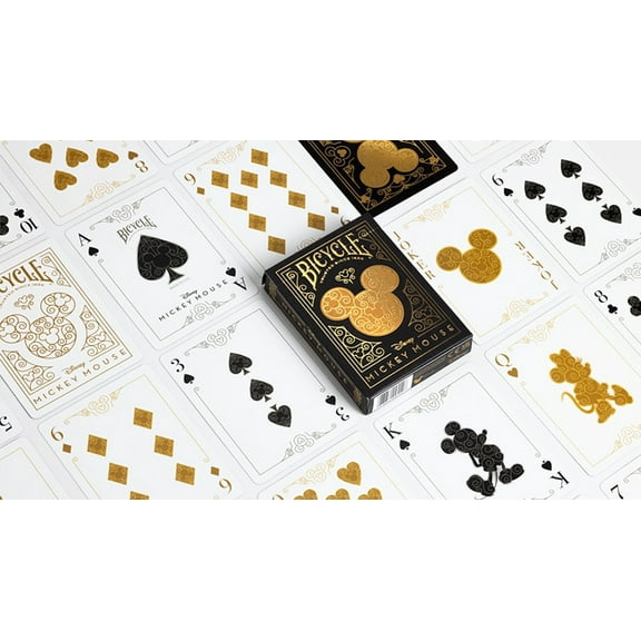 Bicycle Disney Mickey Mouse (Black and Gold) by USPCC