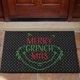 thumbnail image 1 of Felpudo de Navidad para exteriores con el Grinch, felpudo de bienvenida para exteriores, alfombra navideña para la entrada, felpudos divertidos de 23,7 x 15,9 pulgadas, alfombras antideslizantes decor, 1 of 7