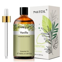 Vanilla Essential Oil, 100% Pure Natural, Undiluted for Aromatherapy Diffuser, Skin Perfume, Candle & Soap Making